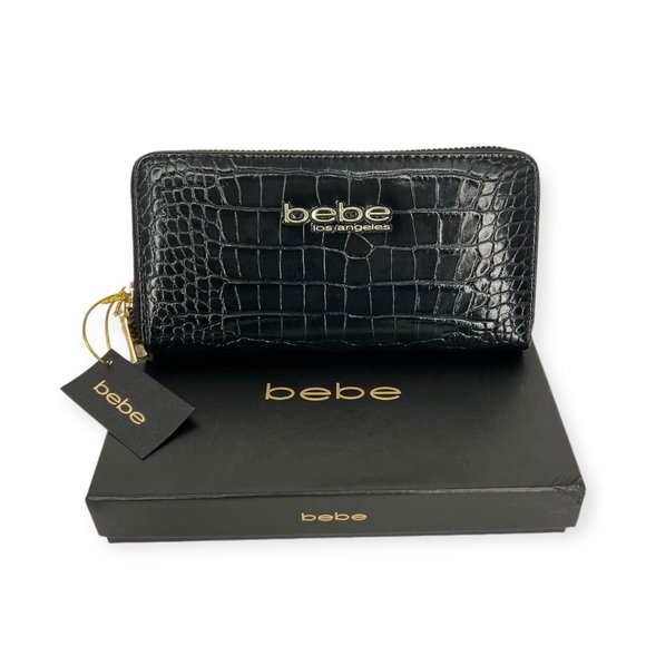 NWT Bebe Evelyn Zip Around Wallet - Picture 1 of 7